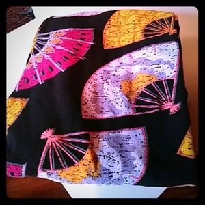 Lula roe OS oriental fan design